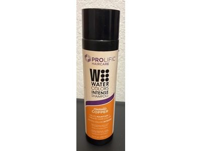 Prolific Haircare Water Colors Intense Shampoo, Metallic Copper, 8.5 fl oz/250 mL