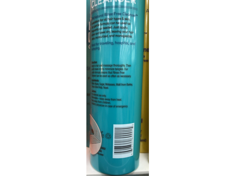 On Naturals Rinse Free Cleanser Shampoo, 8 fl oz/237 mL