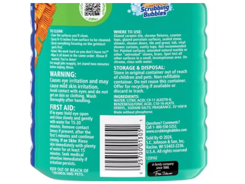 Scrubbing Bubbles Easy Clean Multipurpose Foam, 32 fl oz/946 mL