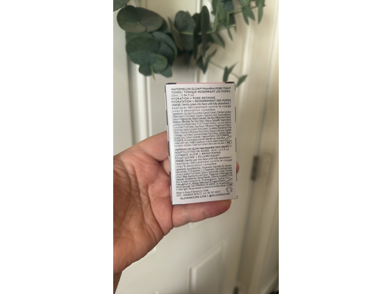Glow Recipe Watermelon Glow PHA + BHA Pore-Tight Toner, 0.84 fl oz/25 mL