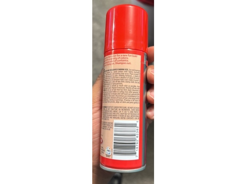 Goodmark Spray On Shampoo Out Hair Color, Temporary Red, 3 oz/85 g