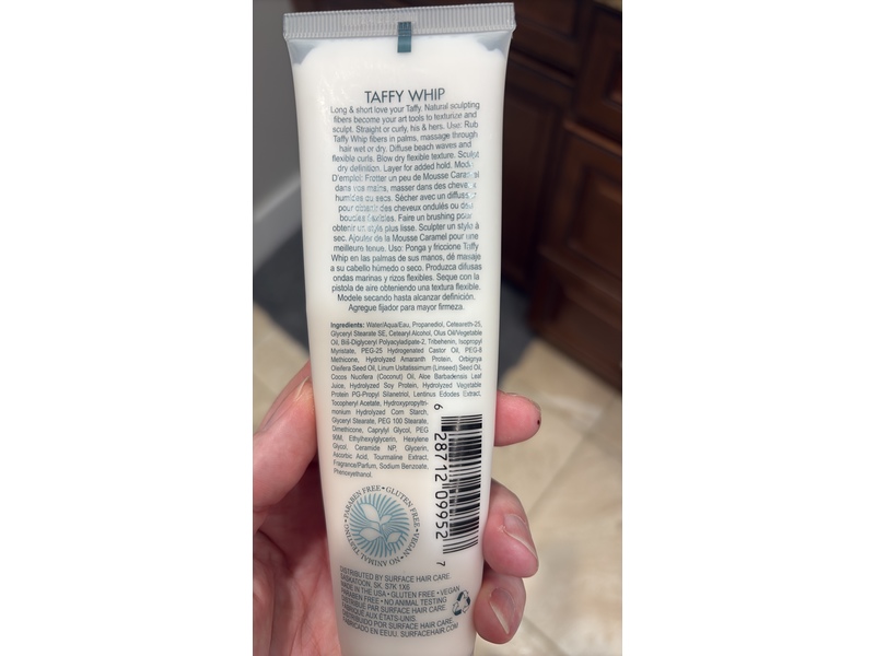 Surface Taffy Whip Styling Taffy, 2 oz/60mL