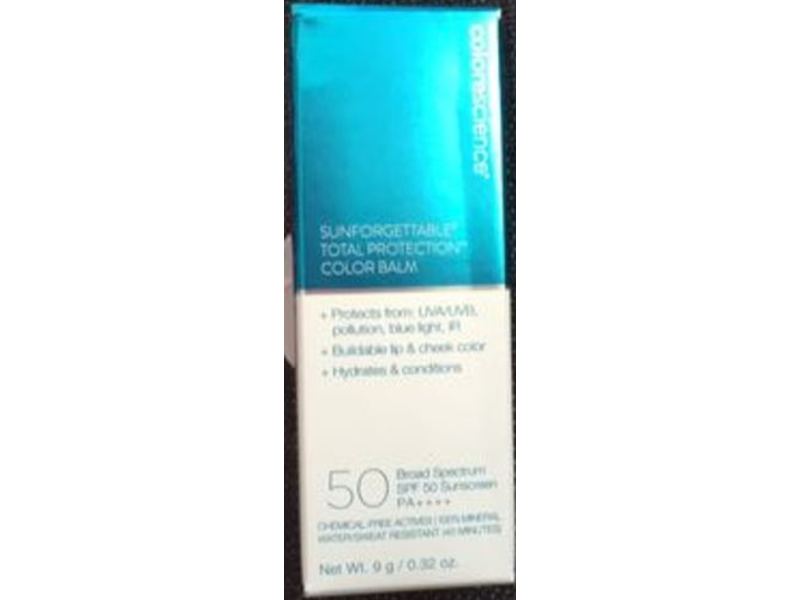 Colorescience Sunforgettable Total Protection Color Balm SPF 50, Berry, 0.32 oz/9 g