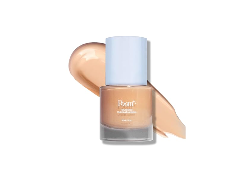 Poom Natural Glow Hydrating Foundation, #300 Medium Neutral, 1 fl oz/30 mL