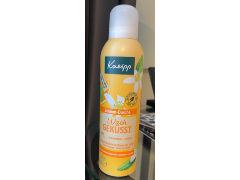 Kneipp Shower Foam, Orange & Jojoba Oil, 200 mL