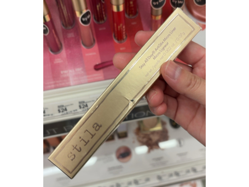 Stila Stay All Day Artistix Micro Liner, Matte Dark Brown, 0.002 oz/0.07 g