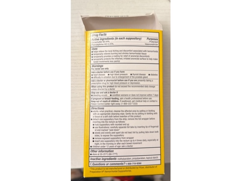 CVS Health Hemorrhoidal Suppositories, 12 Count