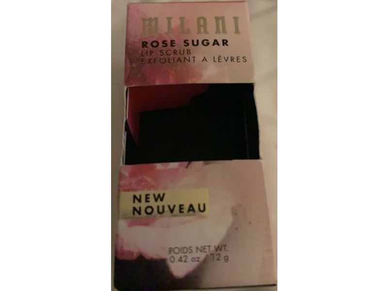 Milani Rose Sugar Lip Scrub, 0.42 oz/12 g