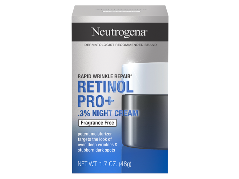 Neutrogena Rapid Wrinkle Repair Cream, Retinol Pro+ .3%, 1.7 fl oz/48 g