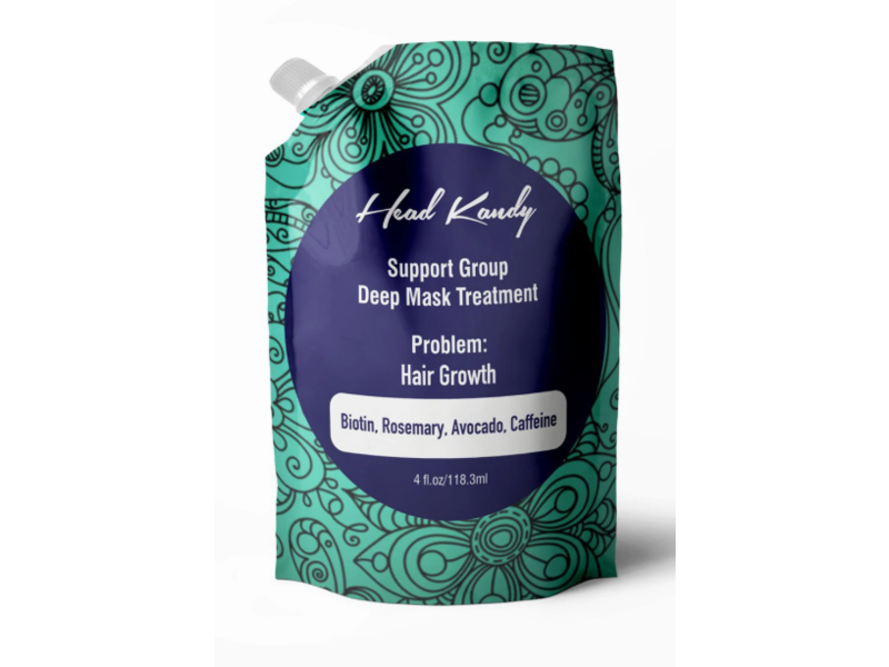 Head Kandy Support Group Deep Mask Treatment, Biotin, Rosemary, Avacado, Caffeine, 4 fl oz/118.3 mL
