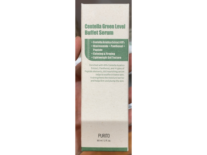 Purito Centella Green Level Buffet Serum, 2 fl oz/60 mL