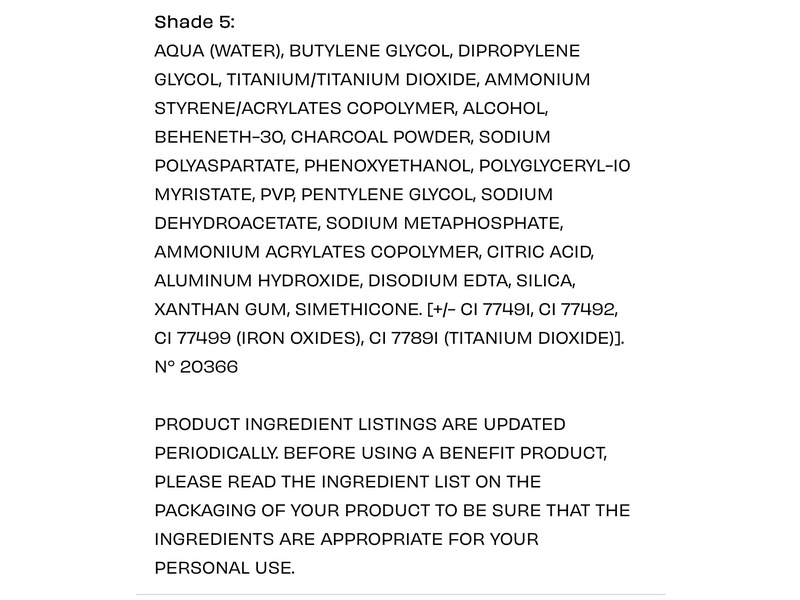 Benefit Mighty Fine Brow Pen, Warm Black Brown, 0.01 fl oz/0. 5 mL