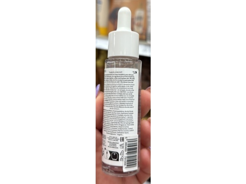 Tanologist Self Tan Face + Body Drops, Light, 1.01 fl oz/30 mL