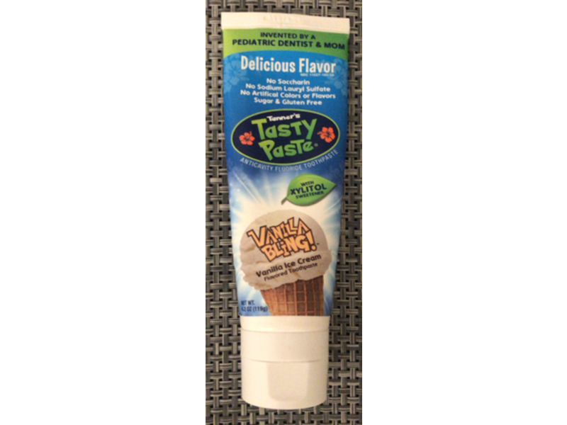 Tanner's Tasty Paste Anticavity Fluoride Toothpaste, 4.2 oz/119 g