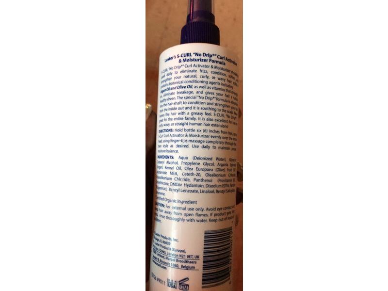 Luster's Scurl No Drip Curl Activator Moisturizer, 12 fl oz/355 ml