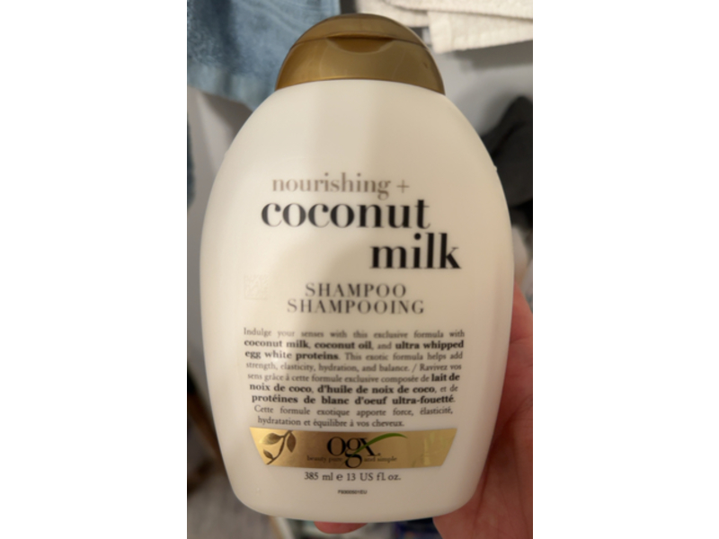 Ogx Nourishing Shampoo, Coconut Milk, 13 fl oz/385 mL