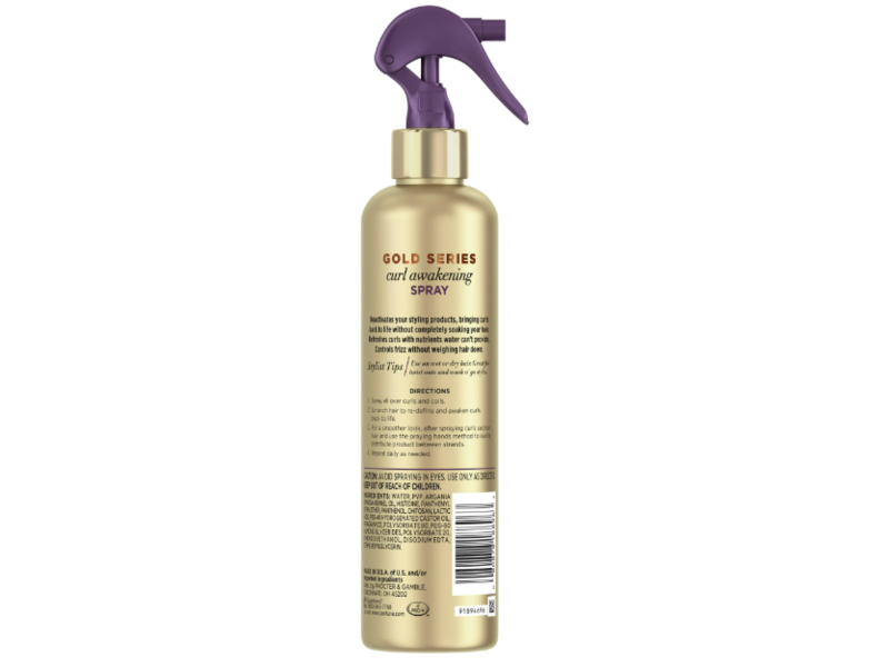 Pantene Gold Series Curl Awakening Spray, 8.4 fl oz/250 mL