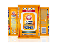 Arm & Hammer Ultra Max Face & Body Wipes, Cool Water, 30 Count. - thumbnail 1