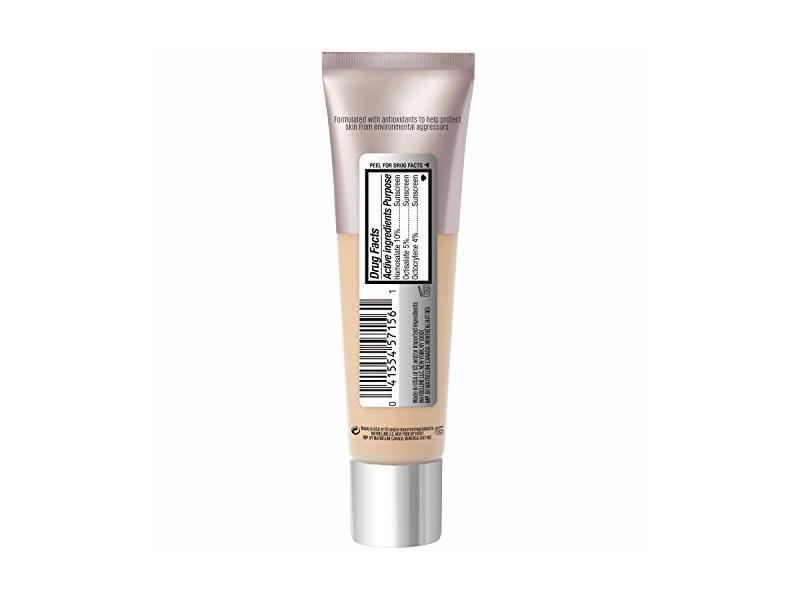 Maybelline New York Dream Urban Cover Full Coverage Protective Make-Up Foundation SPF 50, 128 Warm Nude, 1 fl oz/30 mL