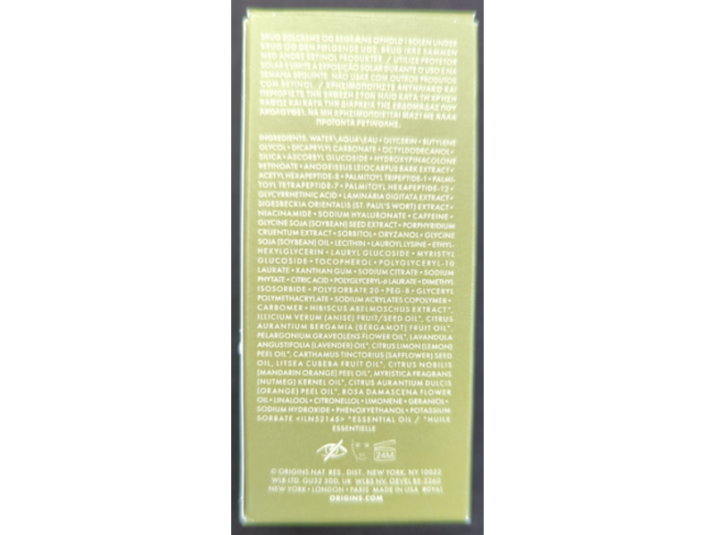 Origins Plantscription Active Wrinkle Correction Serum, 1 fl oz/30 mL