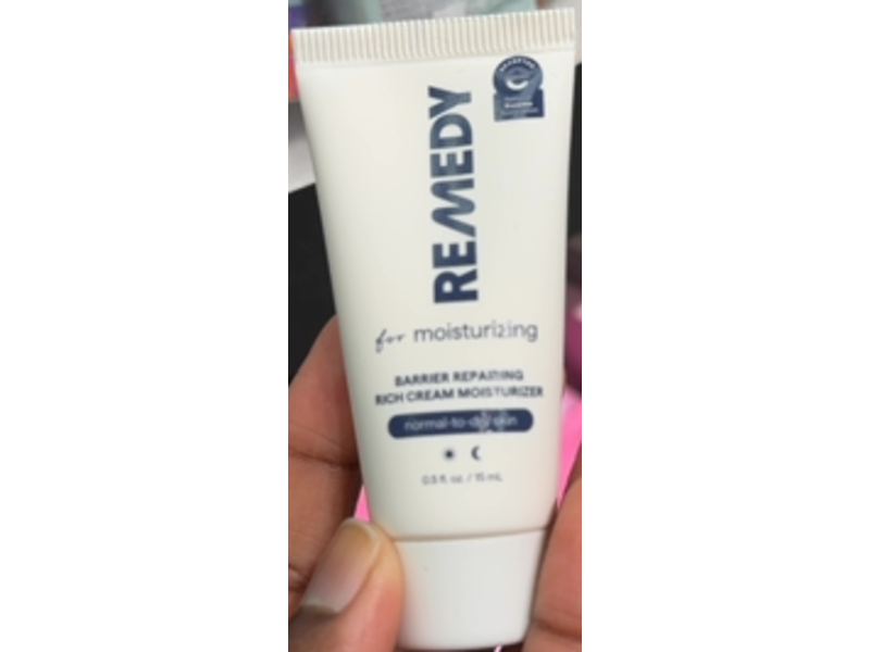 Remedy Barrier Repairing Rich Cream Moisturizer, 0.5 fl oz/15 mL