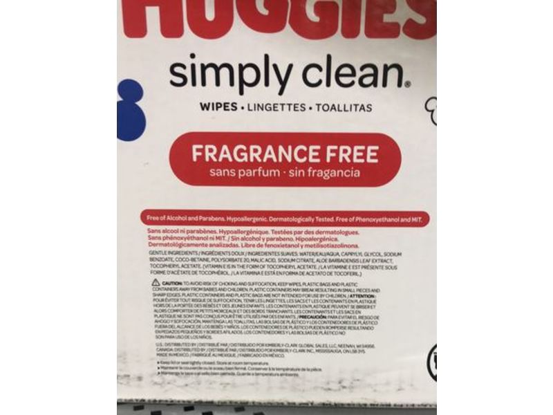 Huggies Simply Clean Baby Wipes, 704 Count, Pack Of 11