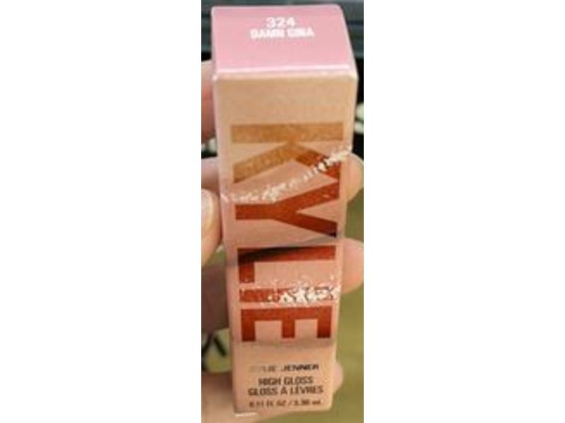 Kylie Cosmetics High Gloss, 324 Damn Gina, 0.11 fl oz/3.30 mL