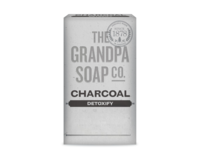 The Grandpa Soap Company Bar Soap, Charcoal, 1.35 oz/38 g - thumbnail 1