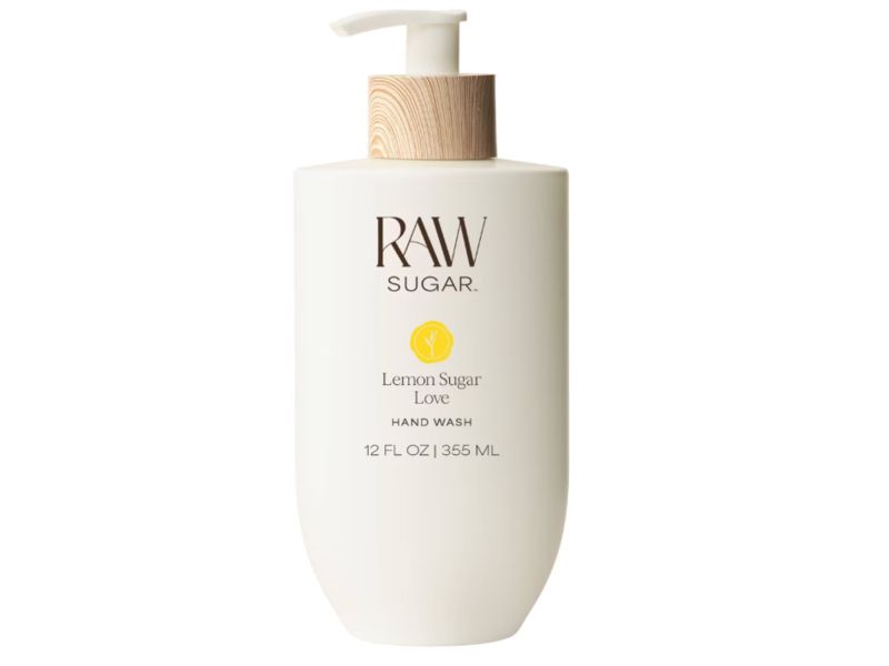 Raw Sugar Hand Wash, Lemon Sugar Love, 12 fl oz/355 mL, Pack Of 4