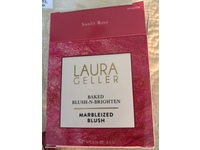 Laura Geller Baked Blush-N-Brighten Marbleized Blush, Sunlit Rose, 0.16 oz/4.5 g - thumbnail 2