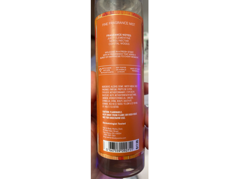 Bath & Body Works Fine Fragrance Mist, Calypso Clementine, 8 fl oz/236 mL