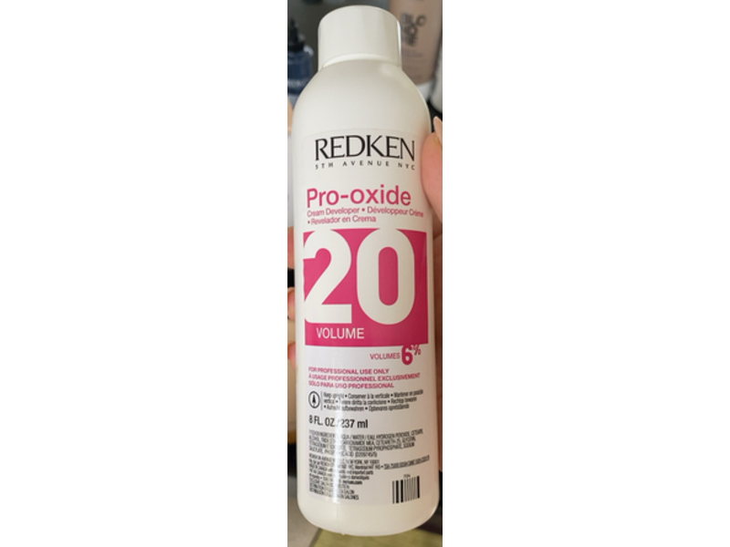 Redken Pro-Oxide Cream Developer, 20 Volume, 8 fl oz/237 mL