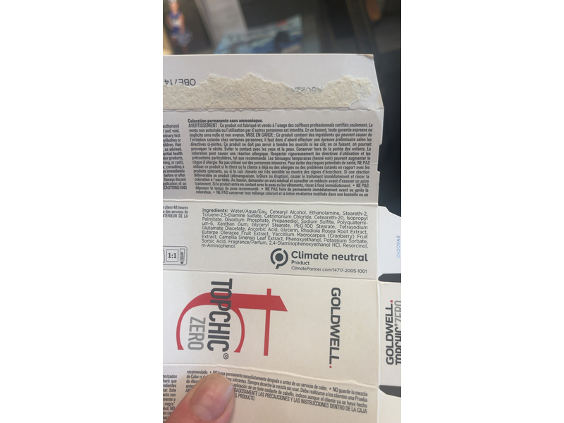 Goldwell Topchic Zero Hair color, Light Natural Brown, 2.1 oz/60 g