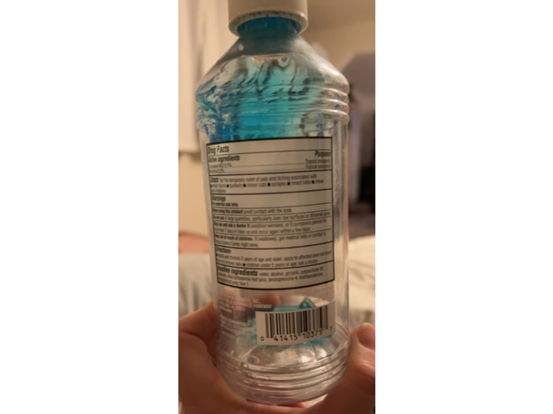 Publix Relieving After Sun Aloe Gel, Lidocaine & Menthol, 16 fl oz/473 mL