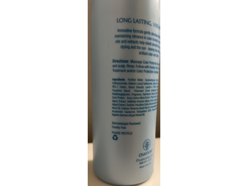 Ovation Color Protection Shampoo, 12 fl oz/354.8 mL