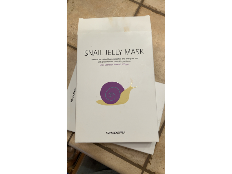 Skederm Snail Jelly Mask, 25 mL, Pack Of 10