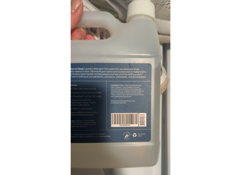 Brooklinen Essential Detergent, 64 Loads, 32 fl oz/946 mL