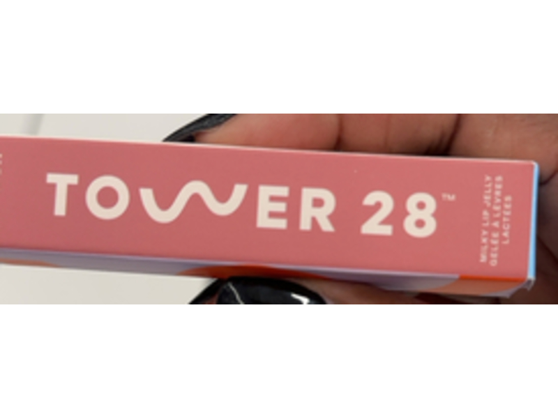 Tower 28 Milky Lip Jelly Gloss, Cashew milky rosy brown, 0.13oz/3.9 mL