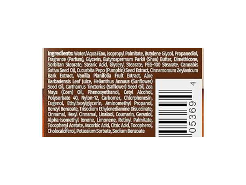 Hempz Herbal Body Moisturizer, Pumpkin Spice & Vanilla Chai, 2.25 fl oz/ 66 mL