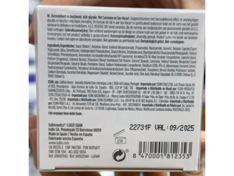 ISDIN Isdinceutics A.G.E Reverse Day Cream, 51.5 g/50 mL