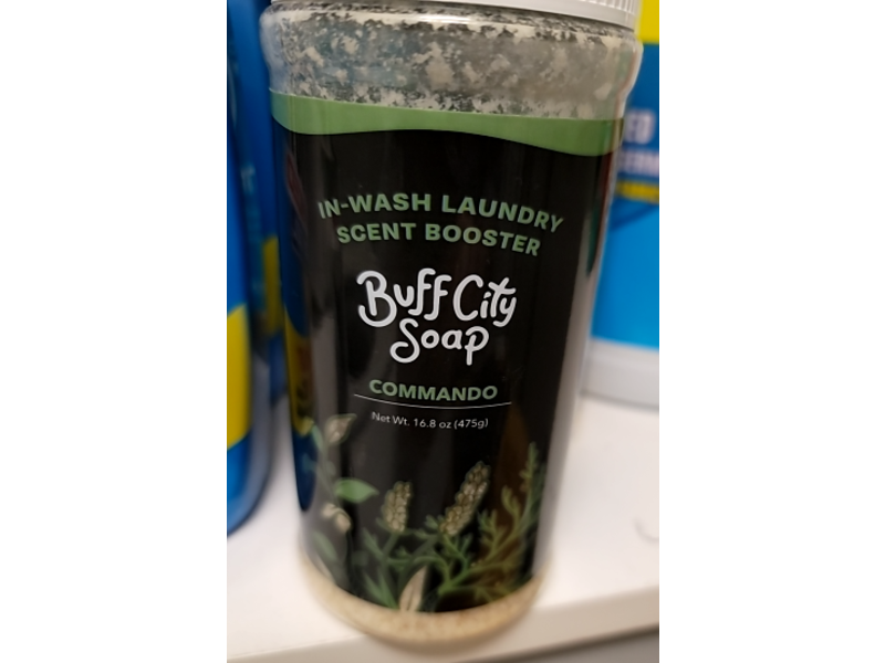 Buff City Soap In-Wash Laundry Scent Booster, Commando, 16.8 oz/475 g
