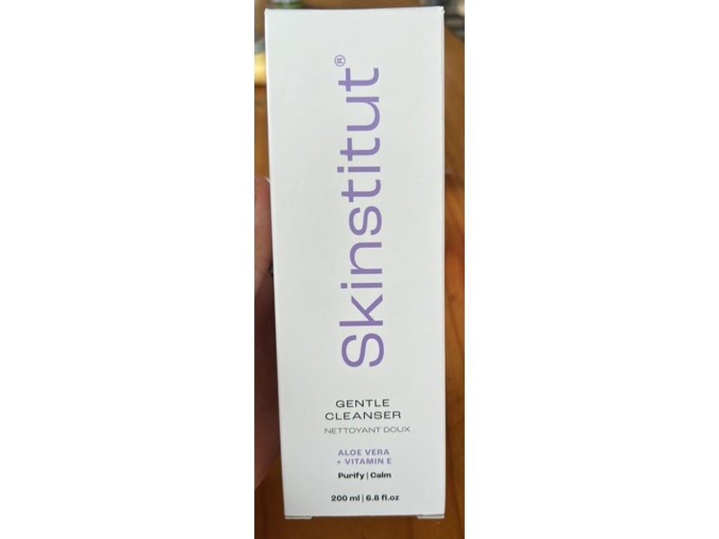 Skinstitut Gentle Cleanser, Aloe Vera +vitamin E, 6.8 fl oz/200 mL