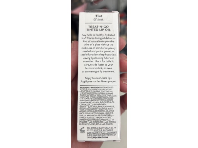 Laura Geller Treat-N-Go Tinted Lip Oil, Victory Lap, 0.13 fl oz/3.8 mL