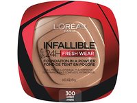 L'Oreal Paris Infallible Fresh Wear Powder Foundation, 300 Amber, 0.31 oz/9 g - thumbnail 1