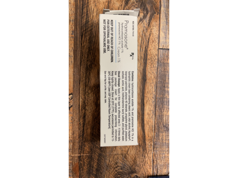 Pramosone (Hydrocortisone 1%/Pramoxine HCl 1%) Cream, 28.4 g, Sebela Pharmaceuticals Inc. (RX)