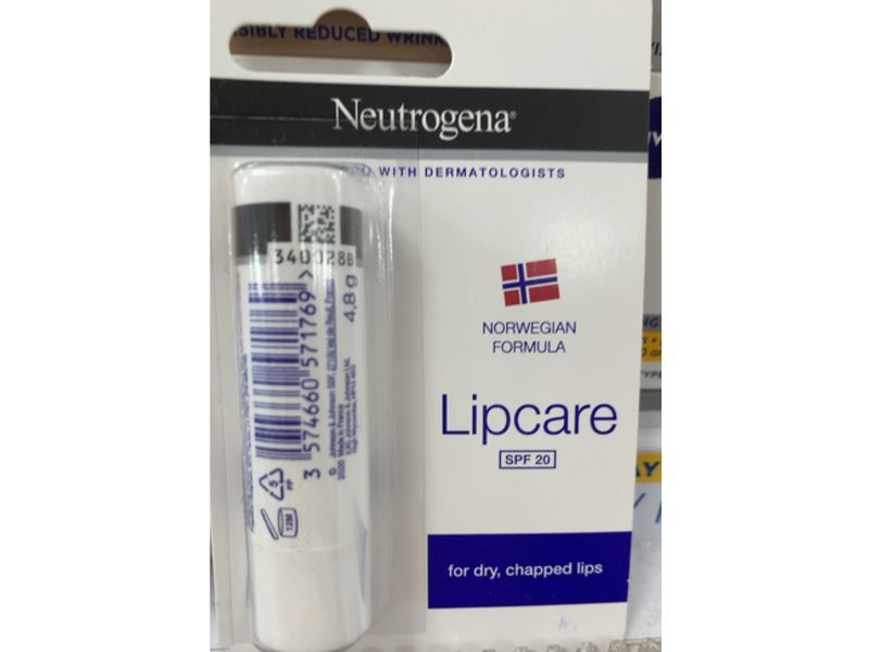 Neutrogena Lipcare Dry & Chapped Lips, SPF 20, 4.8 g, Pack Of 6