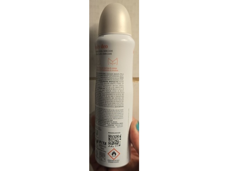 Dove All Body Deo, Raspberry & Rose, 150 mL