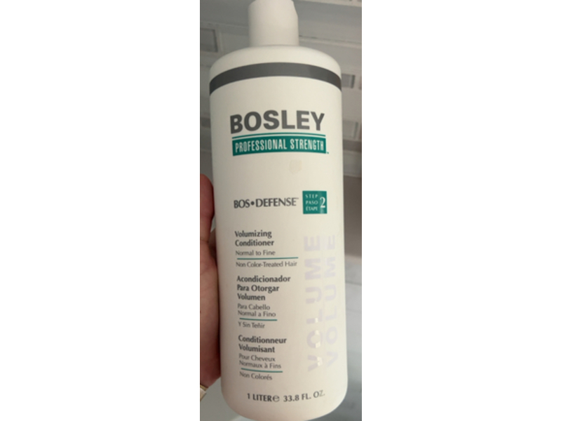 Bosley Bos-Defense Volumizing Conditioner, 33.8 fl oz/1 L