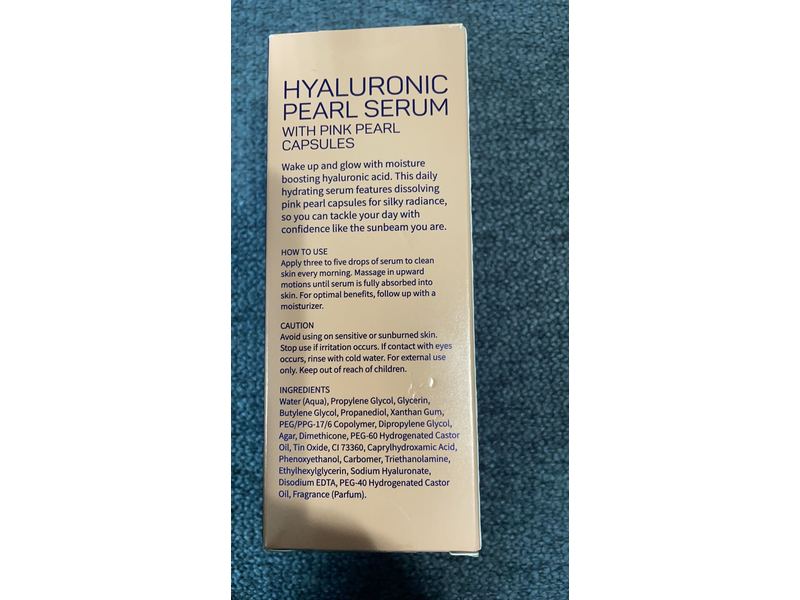 SpaLife Hyaluronic Pearl Serum, Hydrate+ Glow, 3.7 fl oz/110 mL