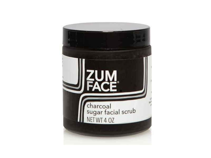 Indigo Wild Zum Face Charcoal Sugar Facial Scrub, 4 oz
